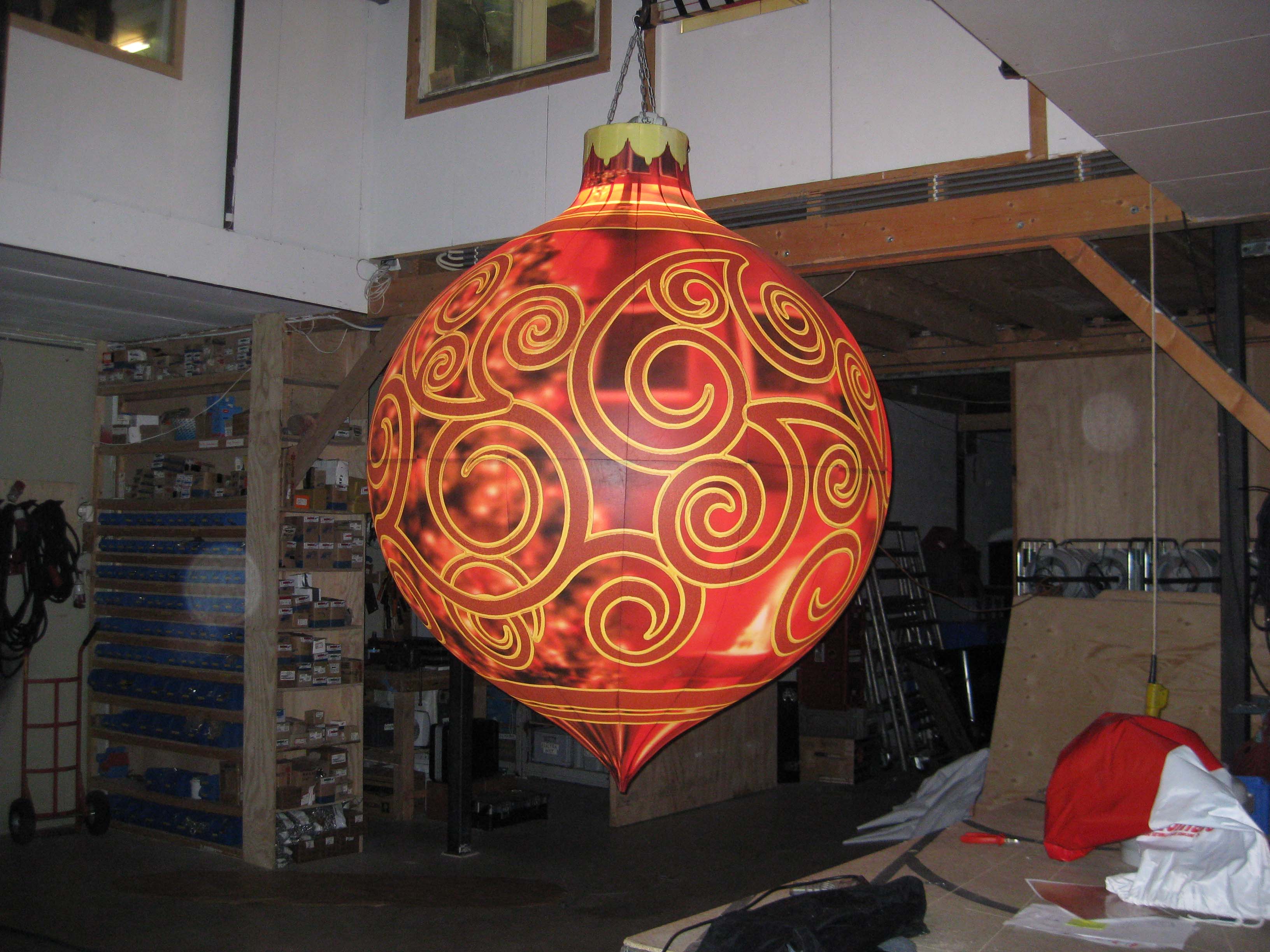 Christmas baubles Airworks Rentals