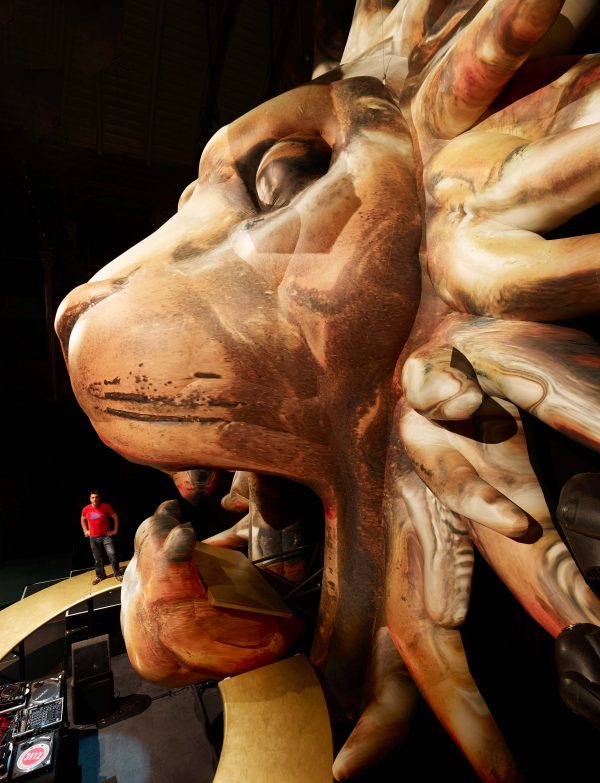 Inflatable 11m Lion's head